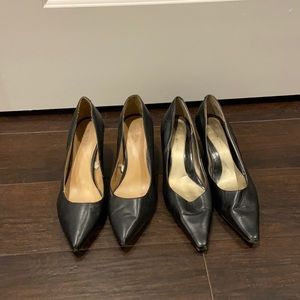 2 pairs of work heels